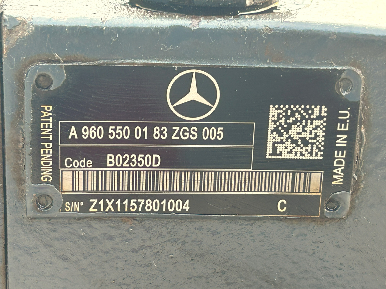 Pompa idraulica MERCEDES AROCS MP4 HYDRAULIC PUMP HAD: foto 6