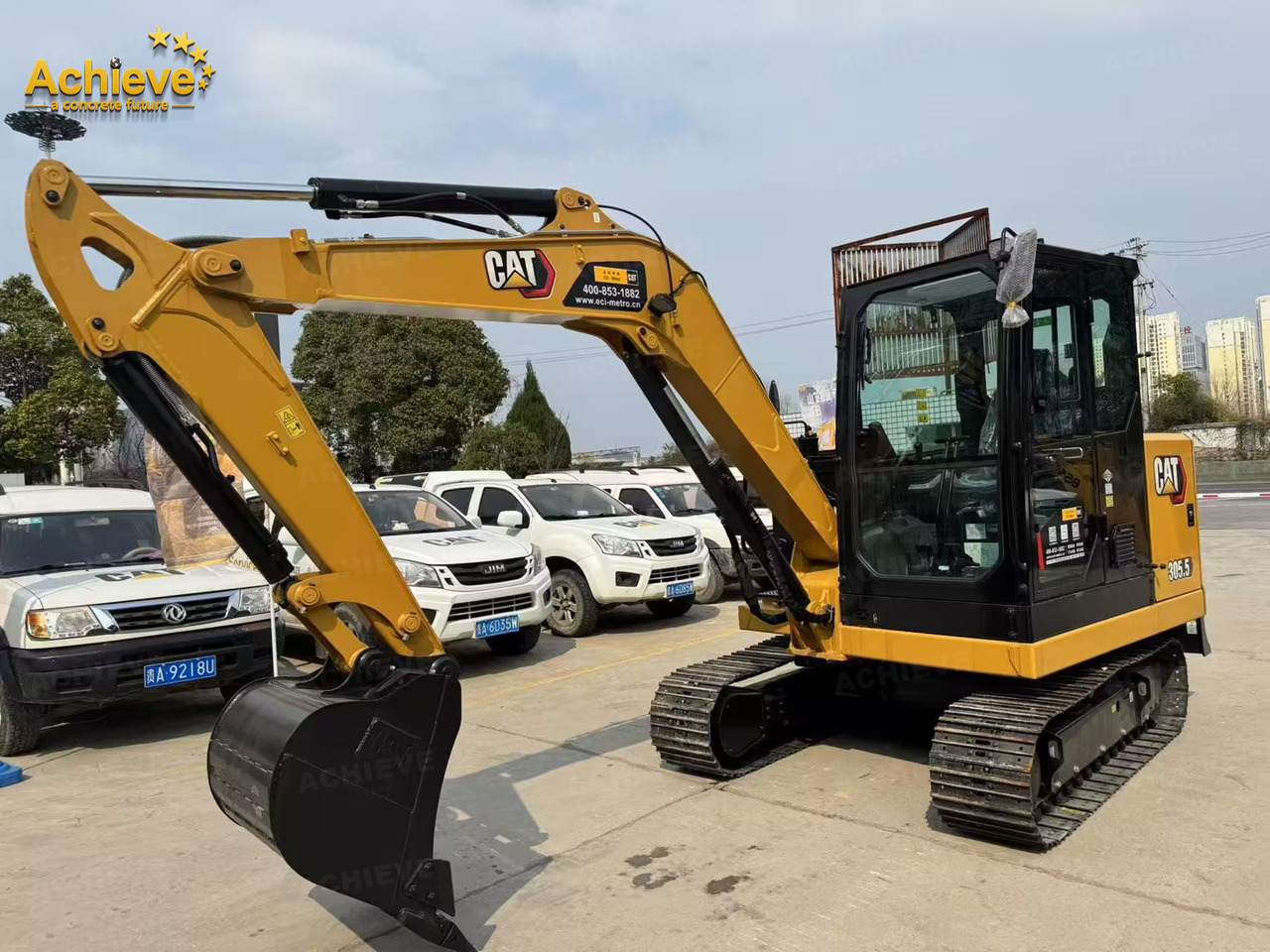CATERPILLAR CAT® 305.5E2 small Cat C2.4 DI Mini Hydraulic Excavator 0.22 m³ 34.1 kw/rpm 35.0 kN 【ACHIEVE】 TOP CONDITION!!! - Miniescavatore: foto 3 CATERPILLAR CAT® 305.5E2 small Cat C2.4 DI Mini Hydraulic Excavator 0.22 m³ 34.1 kw/rpm 35.0 kN 【ACHIEVE】 TOP CONDITION!!! - Miniescavatore: foto 3