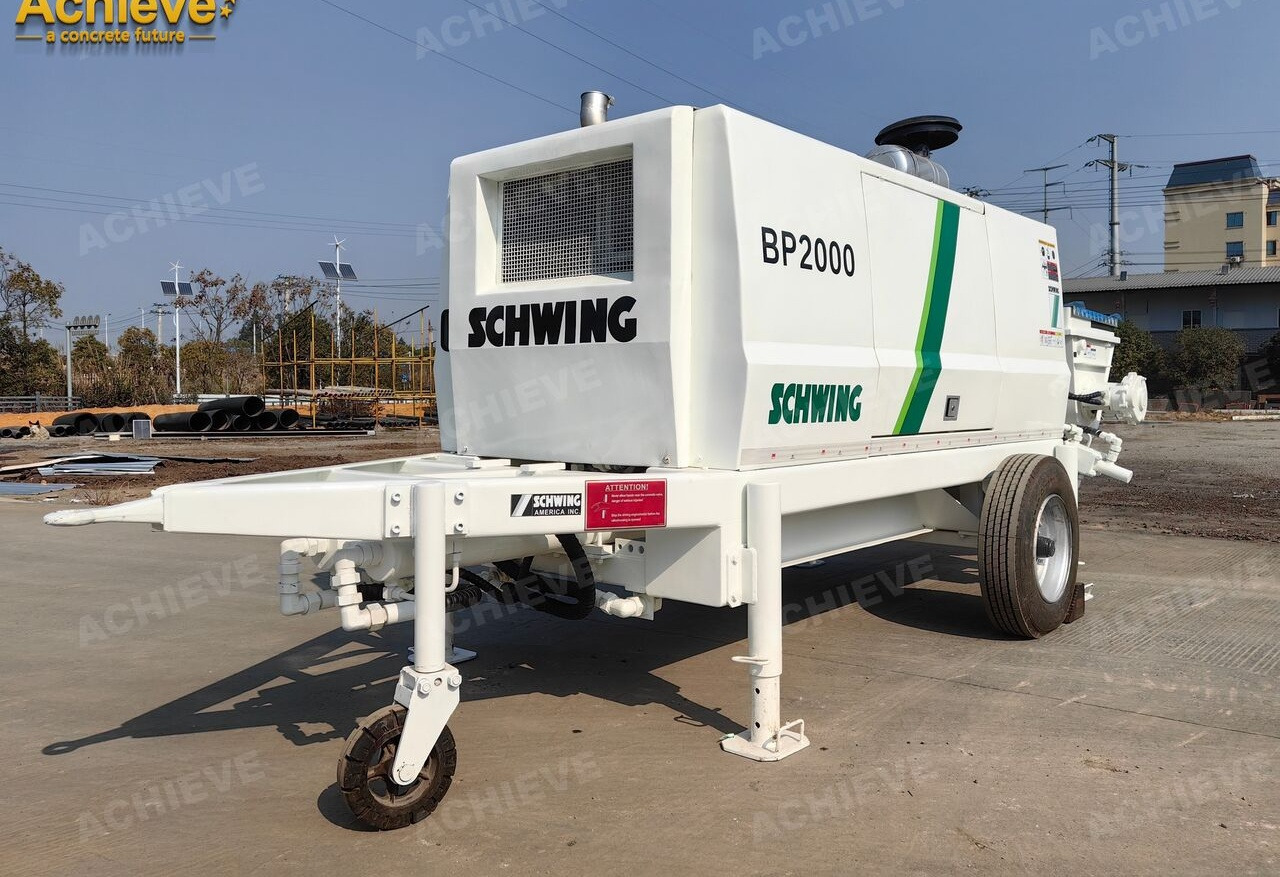 Pompa carrellata per calcestruzzo SCHWING STETTER 2009【ACHIEVE】TOP CONDITION!!!  Good Selling SCHWING Projection BP2000 11Estuco Concreto Concrete Pump: foto 7