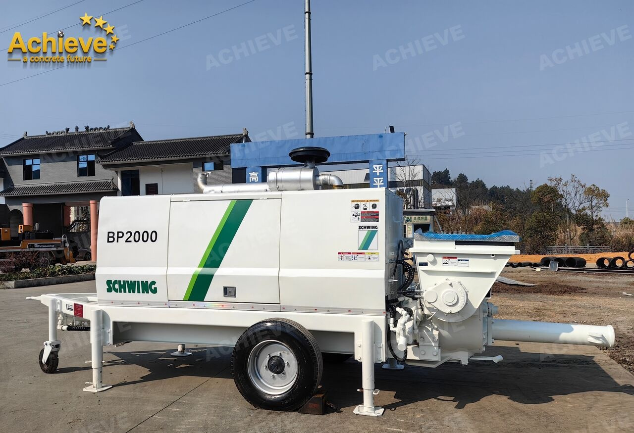 Pompa carrellata per calcestruzzo SCHWING STETTER 2009【ACHIEVE】TOP CONDITION!!!  Good Selling SCHWING Projection BP2000 11Estuco Concreto Concrete Pump: foto 20