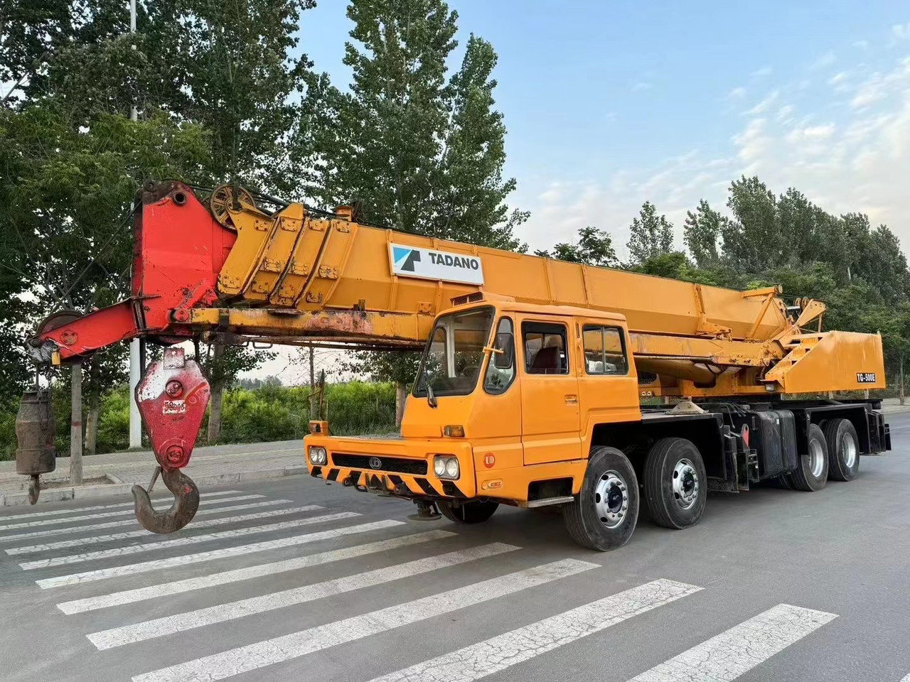 TADANO TG500E Good Condition 50 ton Truck Crane - Autogru: foto 1 TADANO TG500E Good Condition 50 ton Truck Crane - Autogru: foto 1