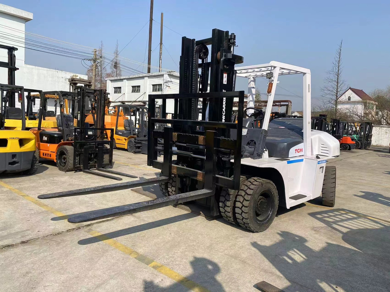 TCM 7 ton Diesel Forklift Used Condition FD70 Forklift Truck - Carrello elevatore diesel: foto 3 TCM 7 ton Diesel Forklift Used Condition FD70 Forklift Truck - Carrello elevatore diesel: foto 3