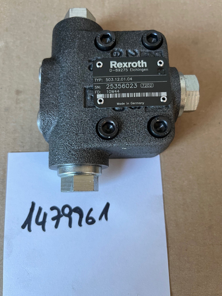Rexroth Feed Press Valve 1479961 4017561 535-1488 for O&K Terex RH30 RH40 - Ricambi per Macchina da cantiere: foto 1 Rexroth Feed Press Valve 1479961 4017561 535-1488 for O&K Terex RH30 RH40 - Ricambi per Macchina da cantiere: foto 1