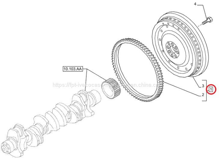 FPT IVECO CASE Cursor11 EURO 6 F3GFE613A B001 5801863562/5801690111 flywheel 5801565562 - Volano: foto 1 FPT IVECO CASE Cursor11 EURO 6 F3GFE613A B001 5801863562/5801690111 flywheel 5801565562 - Volano: foto 1