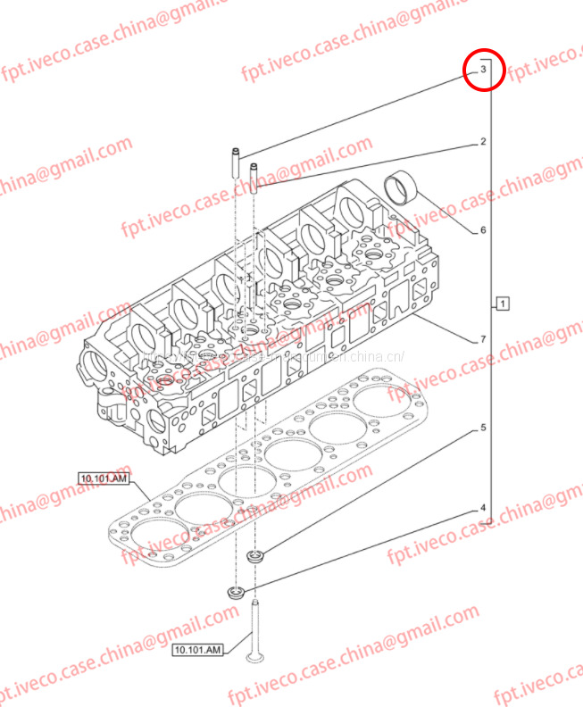 FPT IVECO CASE Cursor9 F2CFE614A*B041/F2CGE614F*V004 5802431166 Intake Ducts504361843/504361844/504361845 - Valvola: foto 3 FPT IVECO CASE Cursor9 F2CFE614A*B041/F2CGE614F*V004 5802431166 Intake Ducts504361843/504361844/504361845 - Valvola: foto 3