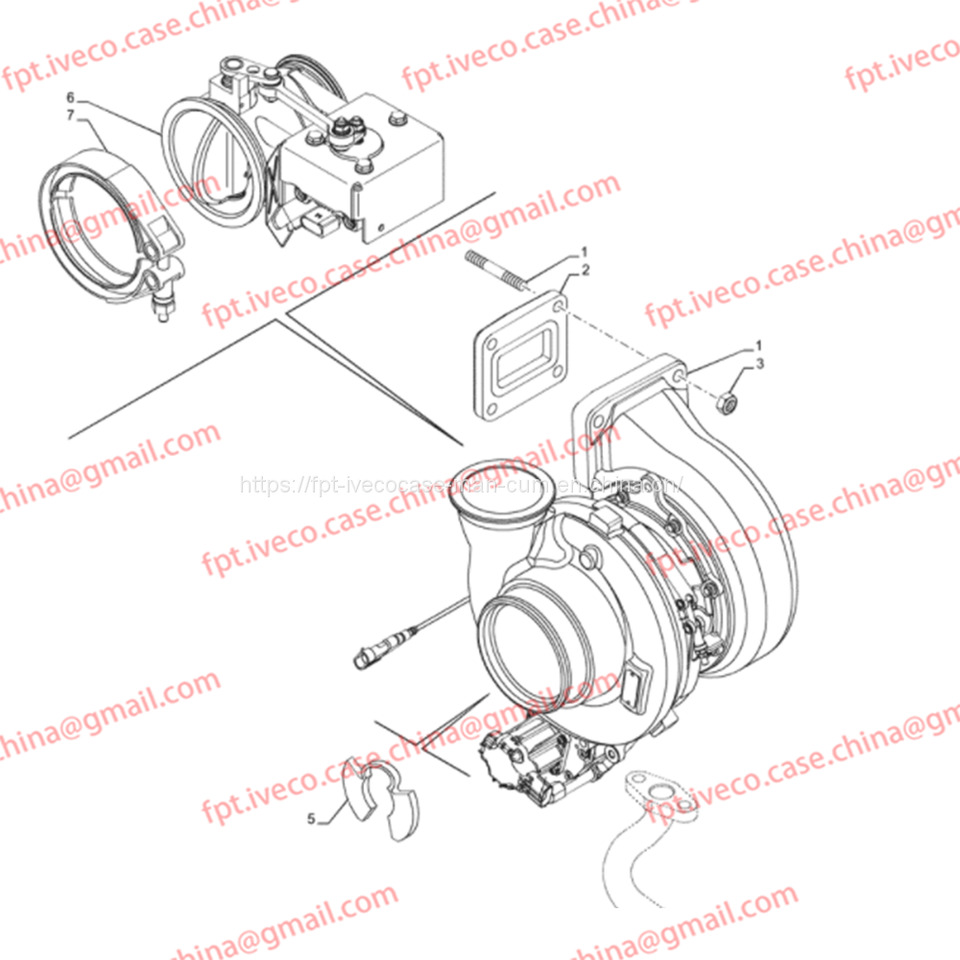 FPT IVECO CASE Cursor9 F2CFE614A*B041/F2CGE614F*V004 5802431166 Turbocharger 5801621755 504179011 - Turbocompressore per Camion: foto 4 FPT IVECO CASE Cursor9 F2CFE614A*B041/F2CGE614F*V004 5802431166 Turbocharger 5801621755 504179011 - Turbocompressore per Camion: foto 4