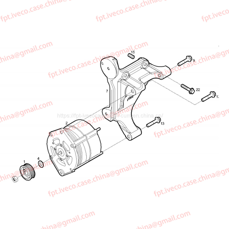 FPT IVECO CASE Cursor9Bus F2CFE612D*J231/F2CFE612A*J098 5802748674 ALTERNATOR 500332014 - Alternatore per Autobus: foto 3 FPT IVECO CASE Cursor9Bus F2CFE612D*J231/F2CFE612A*J098 5802748674 ALTERNATOR 500332014 - Alternatore per Autobus: foto 3