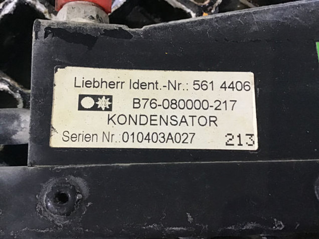 Liebherr Capacitor Unit - Ricambio A/C: foto 3 Liebherr Capacitor Unit - Ricambio A/C: foto 3