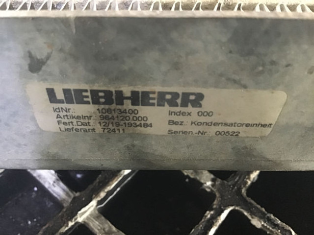 Liebherr Capacitor Unit - Ricambio A/C: foto 1 Liebherr Capacitor Unit - Ricambio A/C: foto 1
