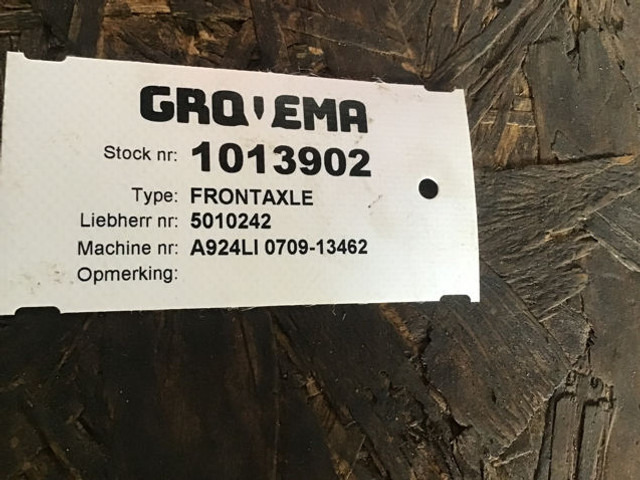 Liebherr Front Axle - Asse anteriore: foto 3 Liebherr Front Axle - Asse anteriore: foto 3