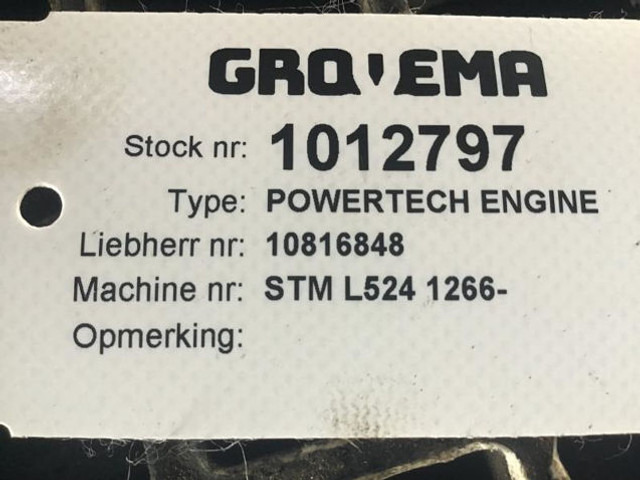 Motore Liebherr Powertech Engine: foto 10
