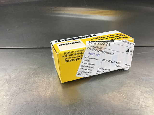 Liebherr Pressure Valve - Valvola: foto 1 Liebherr Pressure Valve - Valvola: foto 1