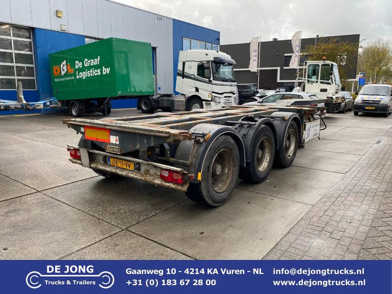 D-Tec FT-43-03V / Flexitrailer / 3x Extendable / SAF / 1x Lift Axle - Semirimorchio portacontainer/ Caisse interchangeable: foto 1 D-Tec FT-43-03V / Flexitrailer / 3x Extendable / SAF / 1x Lift Axle - Semirimorchio portacontainer/ Caisse interchangeable: foto 1
