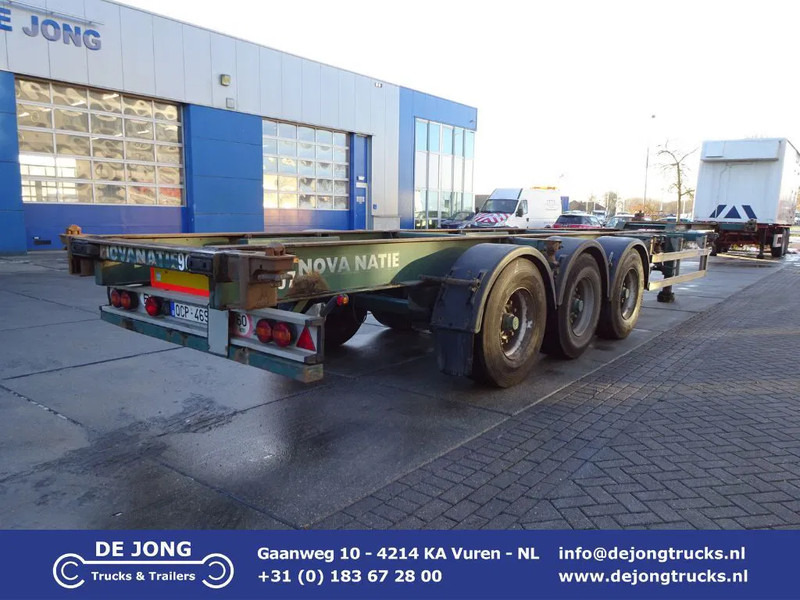 Flandria 40 FT Container Chassis / BPW + Disc / Lift Axle - Semirimorchio portacontainer/ Caisse interchangeable: foto 1 Flandria 40 FT Container Chassis / BPW + Disc / Lift Axle - Semirimorchio portacontainer/ Caisse interchangeable: foto 1
