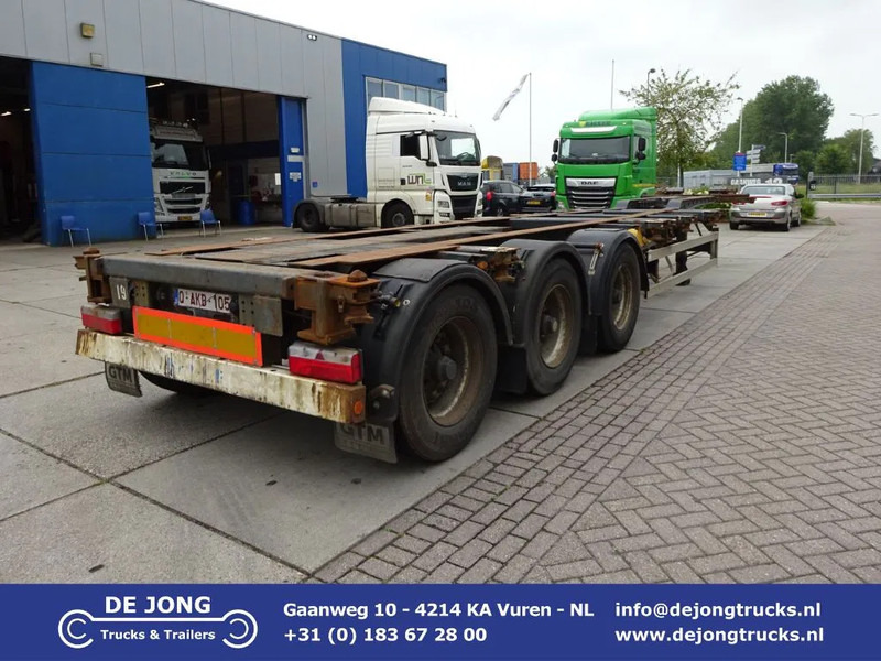 Krone SD 27 / Container Chassis / BPW + Drum / 1x Extendable / 45 FT - Semirimorchio portacontainer/ Caisse interchangeable: foto 1 Krone SD 27 / Container Chassis / BPW + Drum / 1x Extendable / 45 FT - Semirimorchio portacontainer/ Caisse interchangeable: foto 1