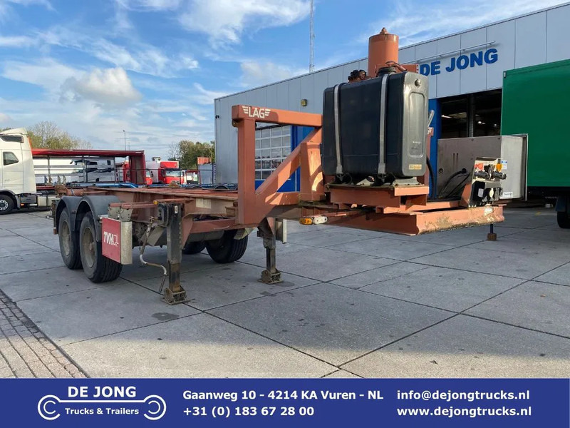 LAG 20 FT Tipping chassis / kiepchassis / Electric Tipping - Semirimorchio portacontainer/ Caisse interchangeable: foto 1 LAG 20 FT Tipping chassis / kiepchassis / Electric Tipping - Semirimorchio portacontainer/ Caisse interchangeable: foto 1