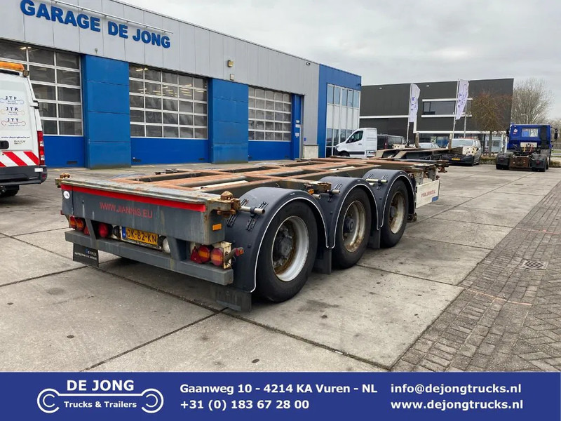 Pacton TXC 343 Multi / 3x Extendable / 1x Lift Axle - Semirimorchio portacontainer/ Caisse interchangeable: foto 1 Pacton TXC 343 Multi / 3x Extendable / 1x Lift Axle - Semirimorchio portacontainer/ Caisse interchangeable: foto 1