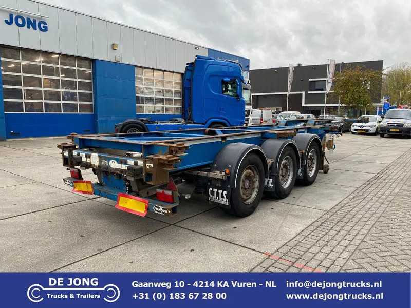 Van Hool 3B0079 / 2x Extendable / SAF Disc - Semirimorchio portacontainer/ Caisse interchangeable: foto 1 Van Hool 3B0079 / 2x Extendable / SAF Disc - Semirimorchio portacontainer/ Caisse interchangeable: foto 1