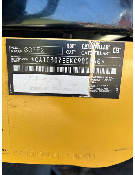 Cat 307E2 - Escavatore cingolato: foto 5 Cat 307E2 - Escavatore cingolato: foto 5