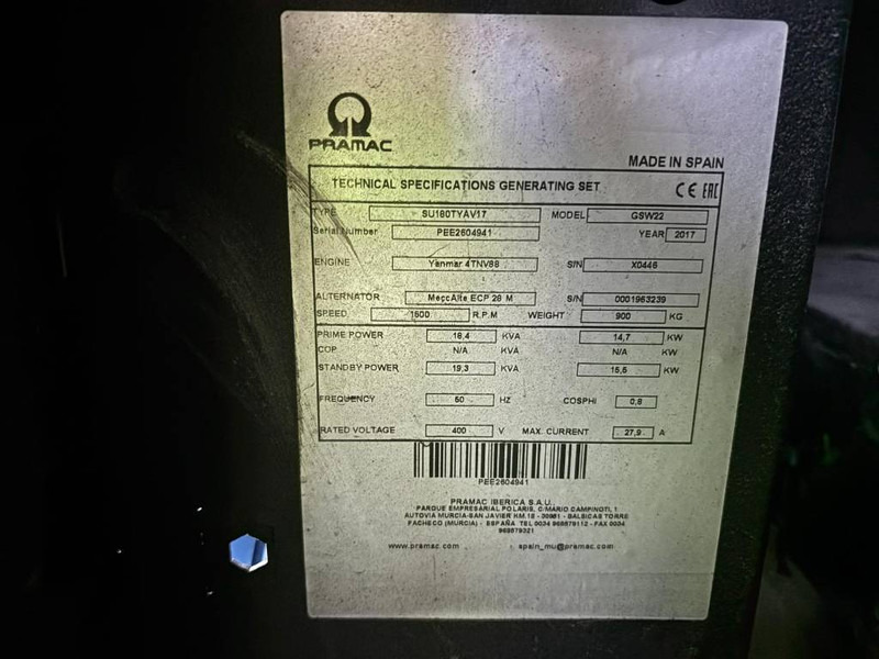 Pramac GSW 22 - Pump Trailer - Gruppo elettrogeno: foto 5 Pramac GSW 22 - Pump Trailer - Gruppo elettrogeno: foto 5