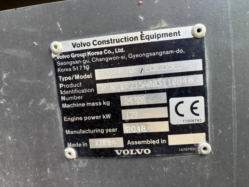 Volvo ECR 235 EL - Escavatore cingolato: foto 5 Volvo ECR 235 EL - Escavatore cingolato: foto 5