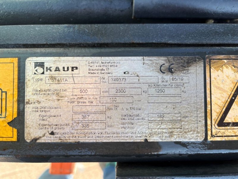 Attrezzatura per Mezzo di movimentazione Kaup 1,5T411A: foto 8