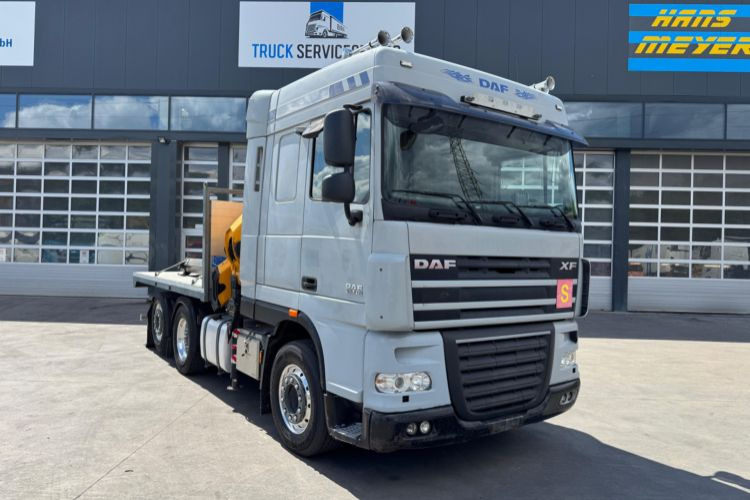 DAF XF510 Effer 255-5 6x2 SZM/Pritsche - Camion con gru: foto 4 DAF XF510 Effer 255-5 6x2 SZM/Pritsche - Camion con gru: foto 4