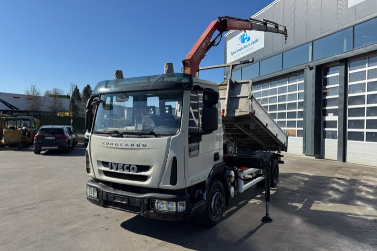 Iveco 120EL22 Fassi 65 Kipper - Autocarro ribaltabile, Camion con gru: foto 1 Iveco 120EL22 Fassi 65 Kipper - Autocarro ribaltabile, Camion con gru: foto 1