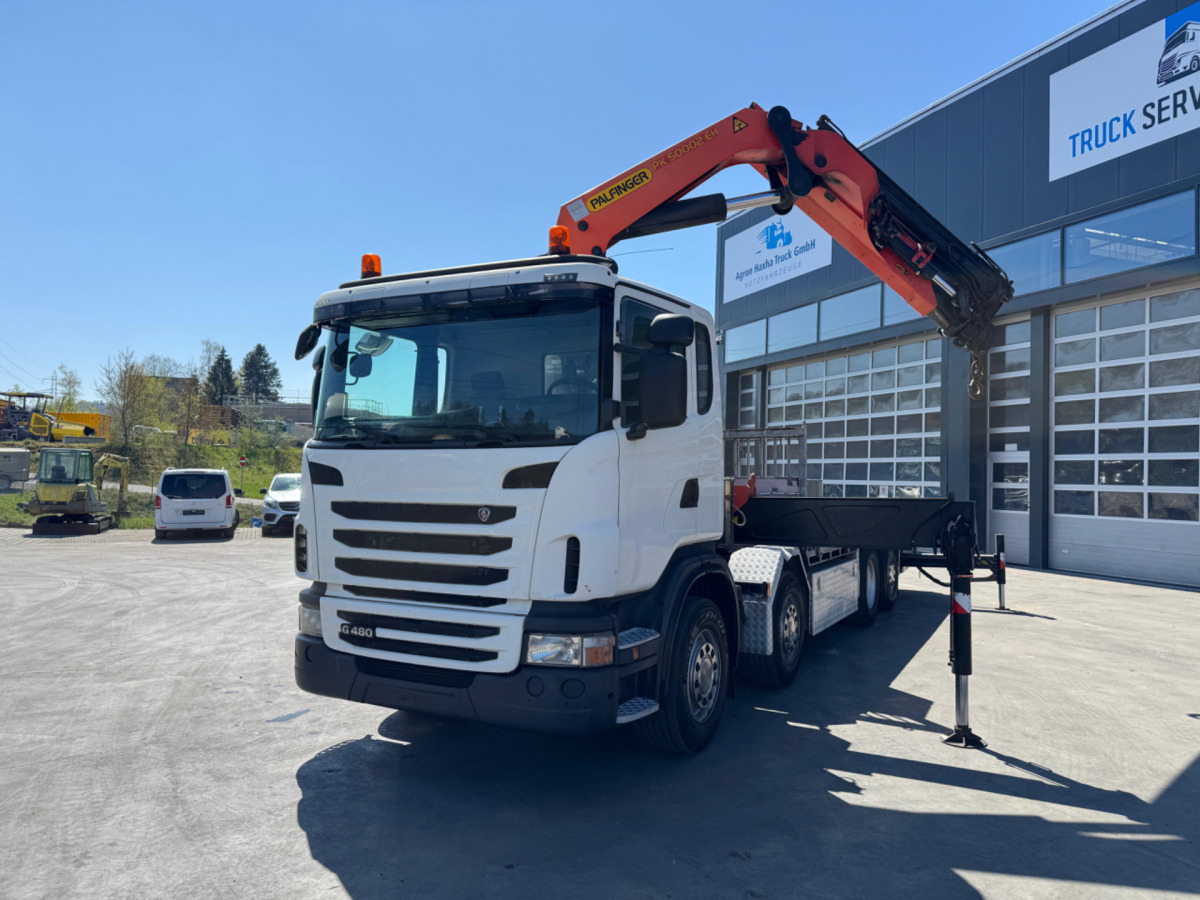 SCANIA G480 8x2 Palfinger 50002-6 - Camion con gru: foto 1 SCANIA G480 8x2 Palfinger 50002-6 - Camion con gru: foto 1