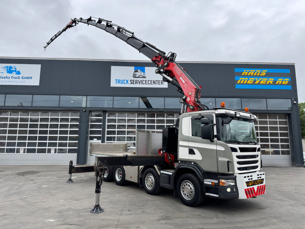 SCANIA G480 8x4 SZM/Pritsche Fassi 950 - Camion con gru: foto 3 SCANIA G480 8x4 SZM/Pritsche Fassi 950 - Camion con gru: foto 3