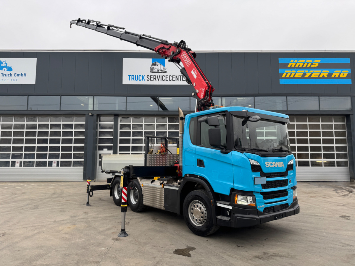 SCANIA G540 6x4 Fassi 395-7 SZM&Pritsche - Camion con gru: foto 5 SCANIA G540 6x4 Fassi 395-7 SZM&Pritsche - Camion con gru: foto 5