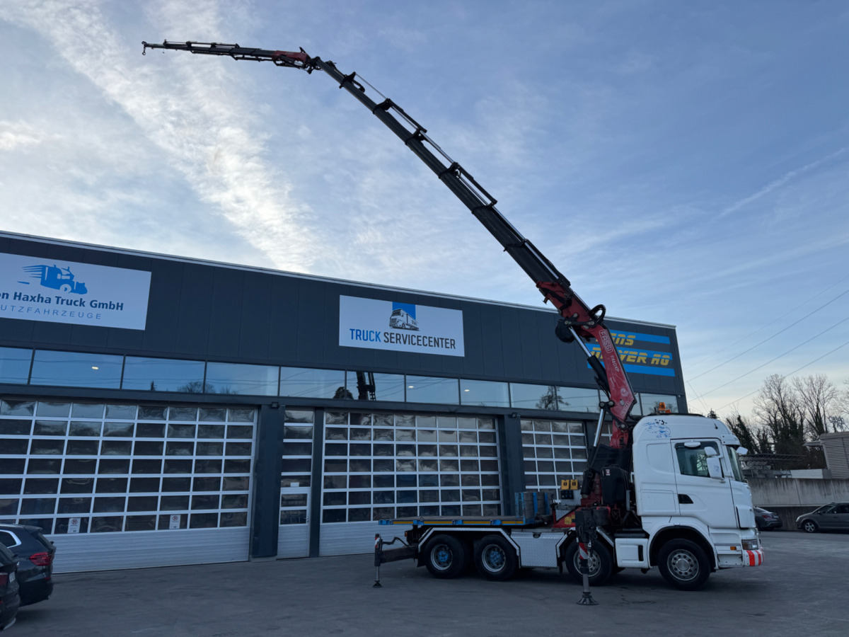 SCANIA R480 8x4 Fassi 660 SZM/Pritsche - Camion con gru: foto 3 SCANIA R480 8x4 Fassi 660 SZM/Pritsche - Camion con gru: foto 3