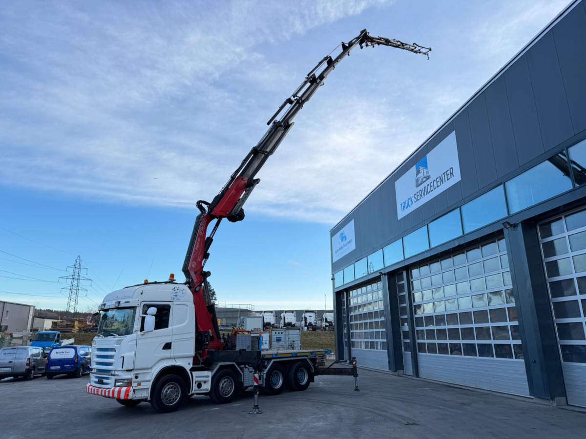 SCANIA R480 8x4 Fassi 660 SZM/Pritsche - Camion con gru: foto 2 SCANIA R480 8x4 Fassi 660 SZM/Pritsche - Camion con gru: foto 2