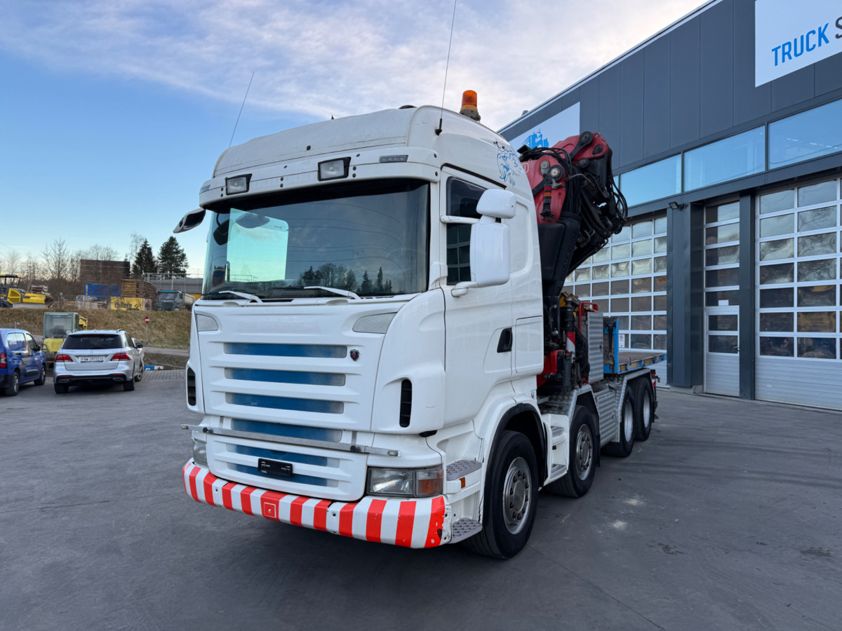 Camion con gru SCANIA R480 8x4 Fassi 660 SZM/Pritsche: foto 9 Camion con gru SCANIA R480 8x4 Fassi 660 SZM/Pritsche: foto 9