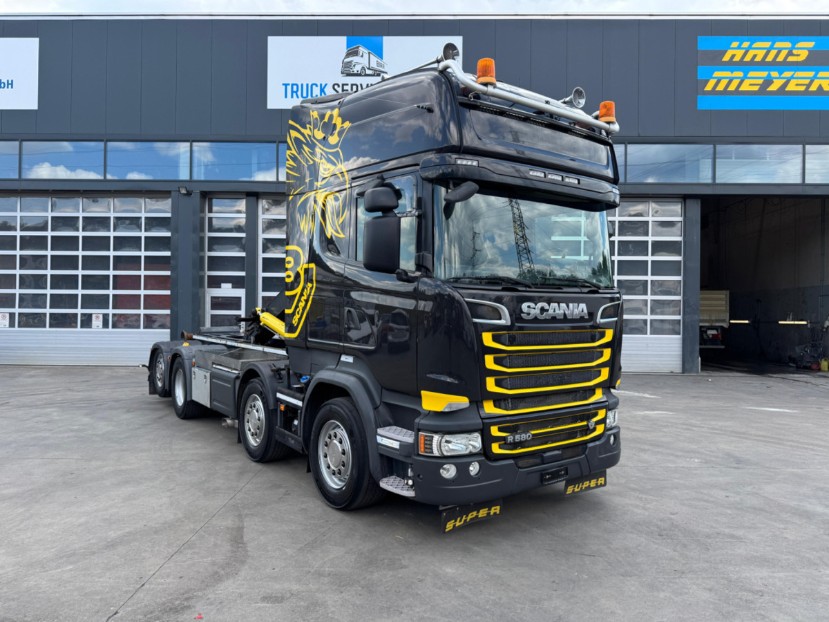 SCANIA R580 8x2 Nencki Hooklift - Autocarro scarrabile: foto 3 SCANIA R580 8x2 Nencki Hooklift - Autocarro scarrabile: foto 3