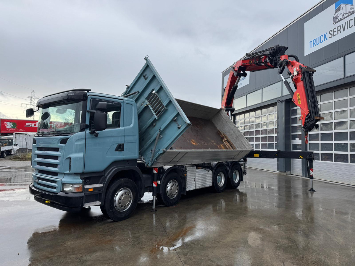 SCANIA Scania R480 8x4 PK50002 Flyjib&Seil Bj.2013 - Camion con gru: foto 1 SCANIA Scania R480 8x4 PK50002 Flyjib&Seil Bj.2013 - Camion con gru: foto 1