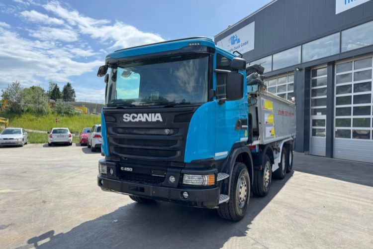 Scania G450 8x4 Abschiebemulde (no tipper) - Autocarro ribaltabile: foto 1 Scania G450 8x4 Abschiebemulde (no tipper) - Autocarro ribaltabile: foto 1