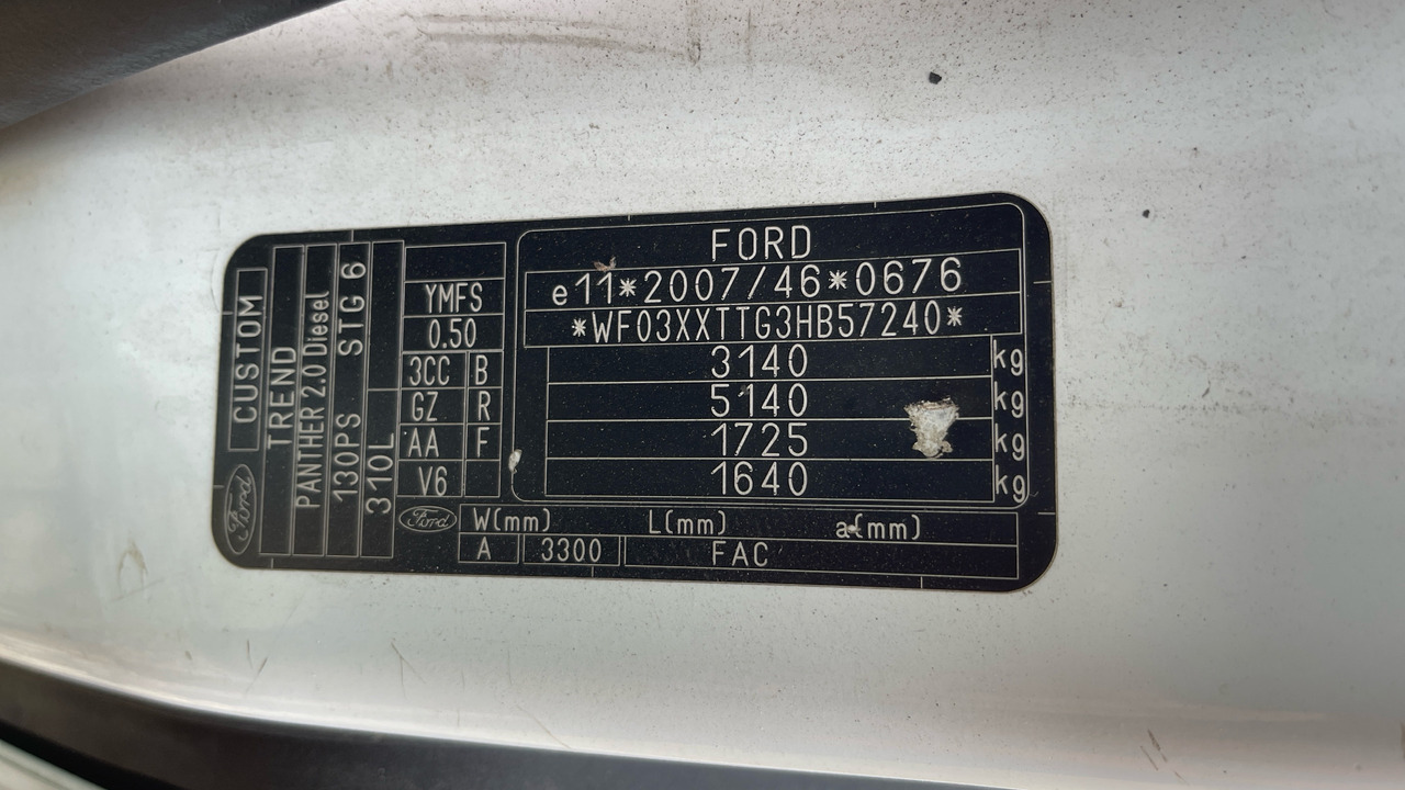 Minibus, Pulmino FORD TOURNEO CUSTOM 310 2.0 TDCI 130PS: foto 12