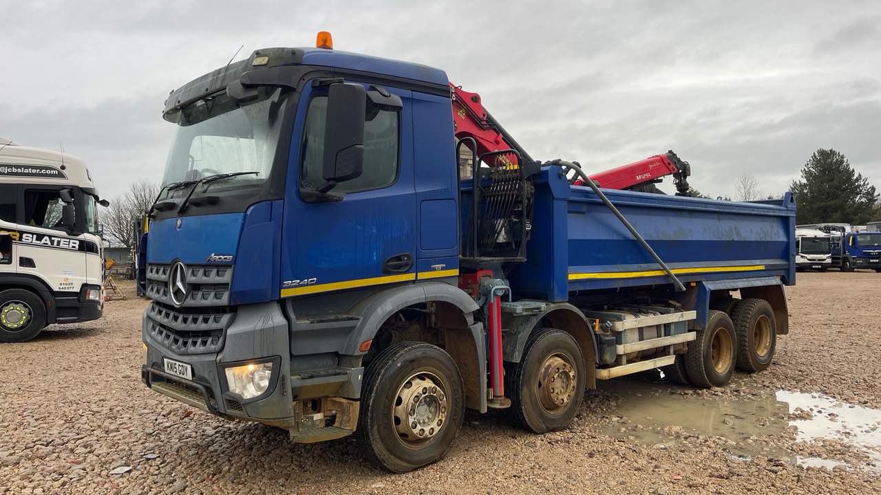 MERCEDES-BENZ AROCS 3240 - Autocarro ribaltabile, Camion con gru: foto 2 MERCEDES-BENZ AROCS 3240 - Autocarro ribaltabile, Camion con gru: foto 2
