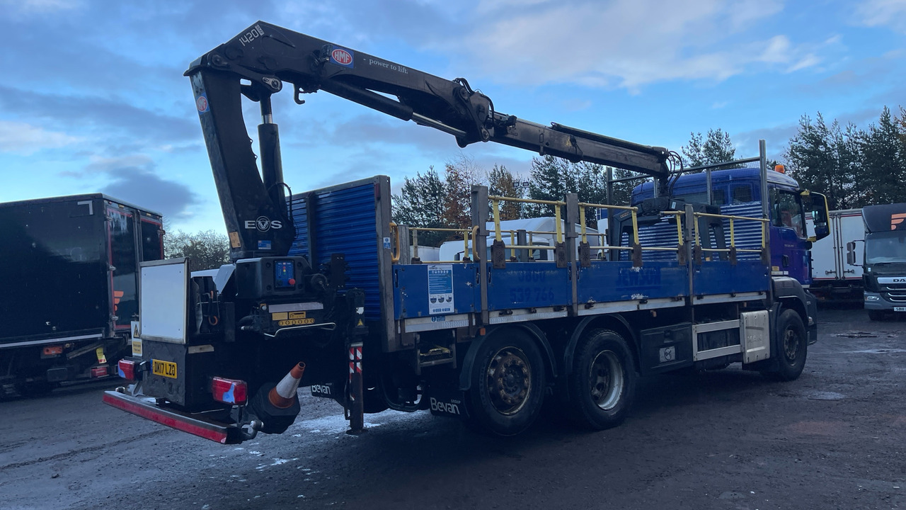 Man TGS 26.360 - Autocarro con pianale/ Cassone fisso, Camion con gru: foto 4 Man TGS 26.360 - Autocarro con pianale/ Cassone fisso, Camion con gru: foto 4