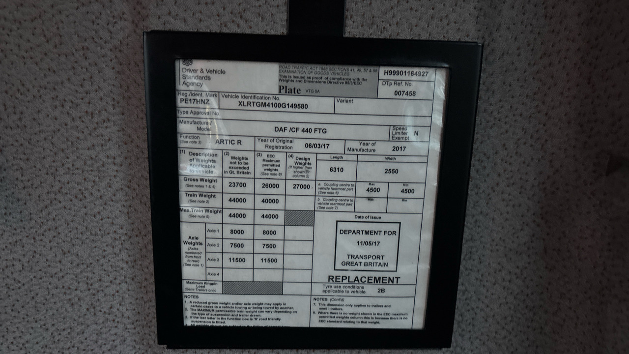 Trattore stradale Daf CF: foto 18