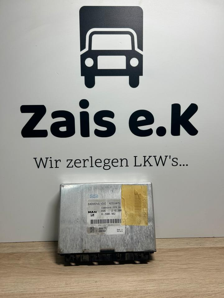 MAN Siemens VDO Elektronik FFR Steuergerät 81.25805.7052 - Ricambi: foto 1 MAN Siemens VDO Elektronik FFR Steuergerät 81.25805.7052 - Ricambi: foto 1