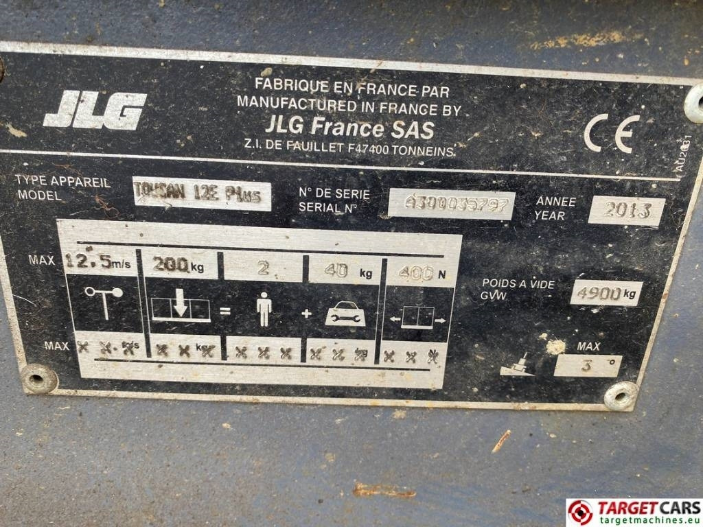 Elevatore verticale JLG Toucan 12E+ Plus Vertical Mast Work Lift 1265cm: foto 10 Elevatore verticale JLG Toucan 12E+ Plus Vertical Mast Work Lift 1265cm: foto 10