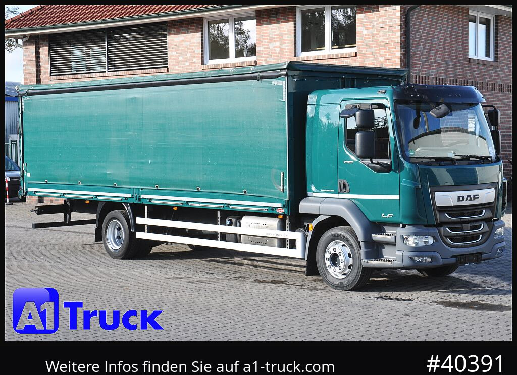 DAF LF 290, Klima, zul. GG 16.000kg, 1 Vorbesitzer - Camion centinato: foto 1 DAF LF 290, Klima, zul. GG 16.000kg, 1 Vorbesitzer - Camion centinato: foto 1