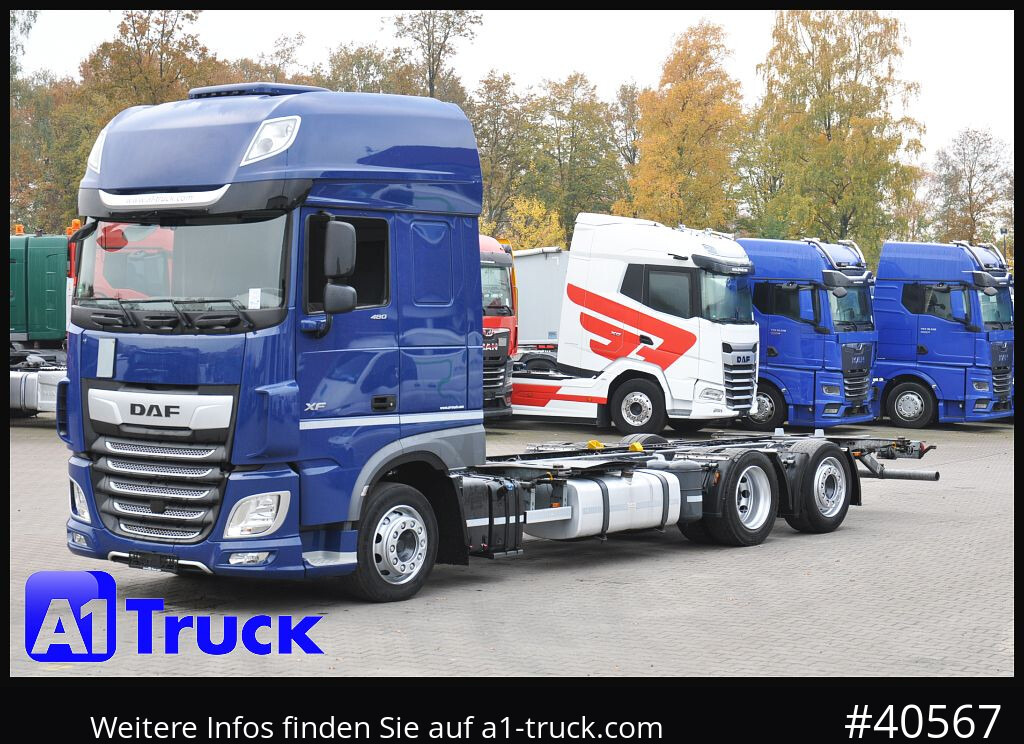 Autocarro portacontainer/ Caisse interchangeable DAF XF 480 FAN SSC Jumbo, Intarder,Lenkacchse  7,82 BDF ACC: foto 12
