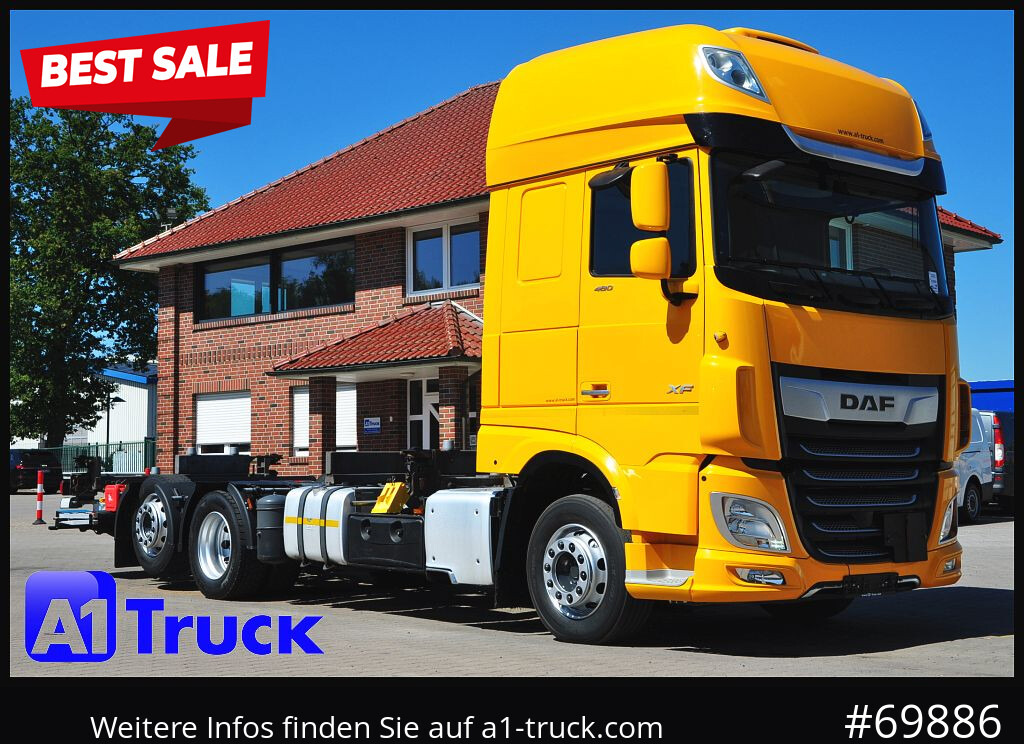 DAF XF 480, MultiBDF, 7,45, Standklima, LBW, - Autocarro portacontainer/ Caisse interchangeable: foto 1 DAF XF 480, MultiBDF, 7,45, Standklima, LBW, - Autocarro portacontainer/ Caisse interchangeable: foto 1