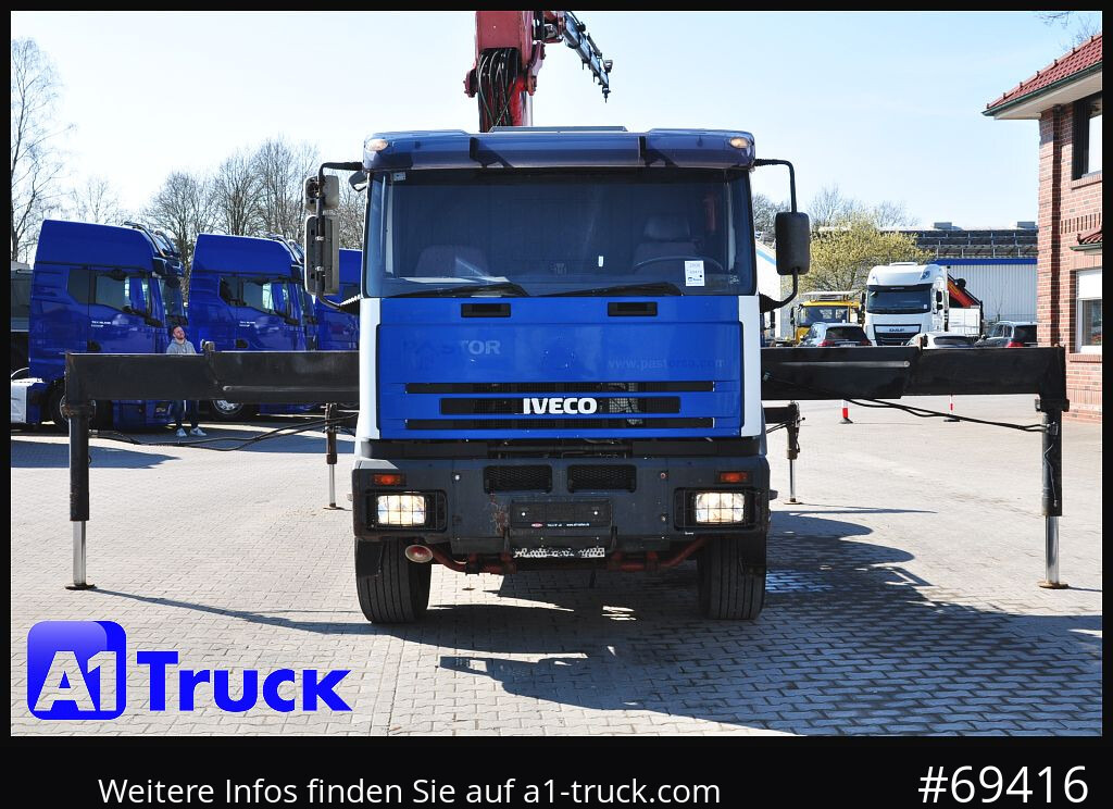Camion con gru IVECO 420 6x4, HMF3722 Jib Funk Seilwinde,: foto 13