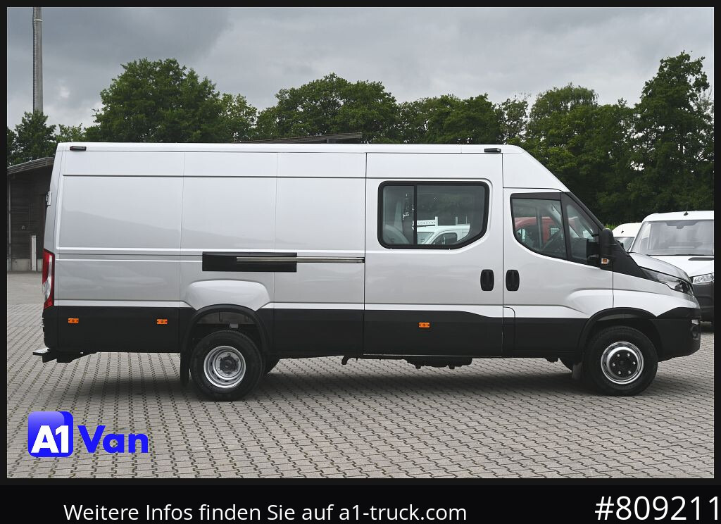 Furgone chiuso, Furgone doppia cabina IVECO Daily 70C18 A8V Kasten, Mixto, AHK, Klima: foto 8