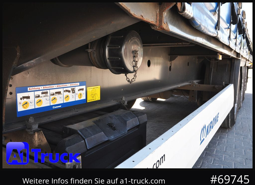 KRONE SD Tautliner, Code XL, BPW, der Rahmen ist gut. - Semirimorchio centinato: foto 4 KRONE SD Tautliner, Code XL, BPW, der Rahmen ist gut. - Semirimorchio centinato: foto 4
