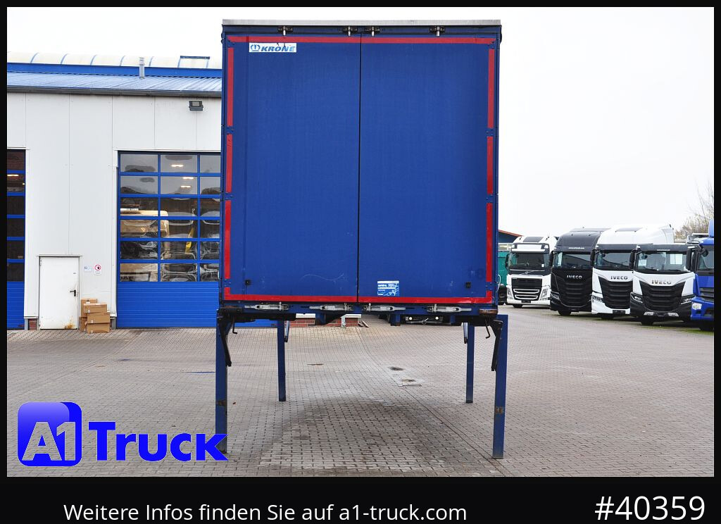 Cassone centinato KRONE Wechselbrücke 7,45, Code XL, Bordwand, neue Plane: foto 10 Cassone centinato KRONE Wechselbrücke 7,45, Code XL, Bordwand, neue Plane: foto 10